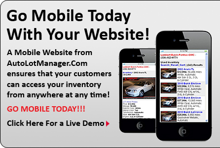 Mobile website demo
