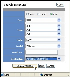 Find and Locate a Vehicle and View Vehicle Details